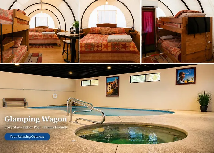 Glamping Wagon - Powell Luxury tent Page